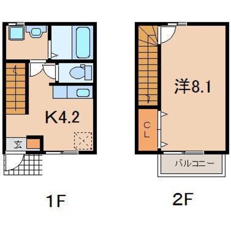 アーバンハウス五月の物件間取画像